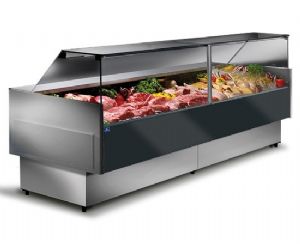 Vitrines d'exposition boucherie charcuterie