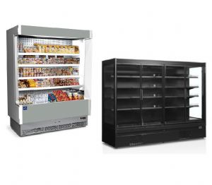 Vitrine murale supermarch positive