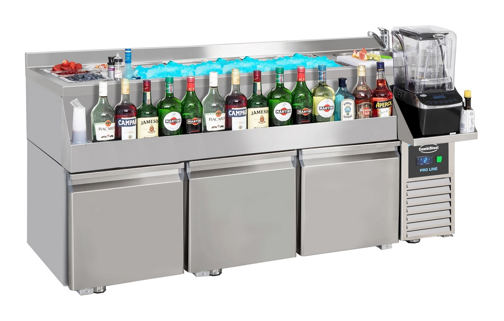 Cocktail Kit Station De Bar Double Professionnelle Kukoo - Acier