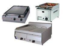 Grills pro : pierre de lave / charbon / vapeur