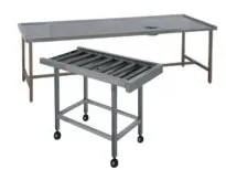 Tables de tri et d'égouttage