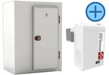 Chambres froides complètes avec groupe positif