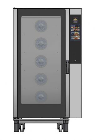 Four Mixte Chariot 20 niveaux GN1/1  commandes numrique LCD couleur