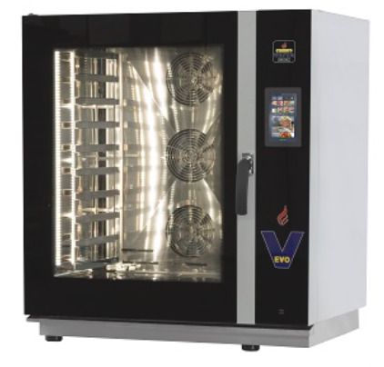 Four mixte électrique professionnel EVO 10 niveaux GN 1/1 avec écran tactile
