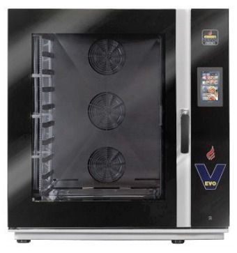 Four à convection électrique professionnel EVO 10 niveaux 600x400 avec écran tactile Four à convection électrique professionnel EVO 10 niveaux 600x400 avec écran tactile