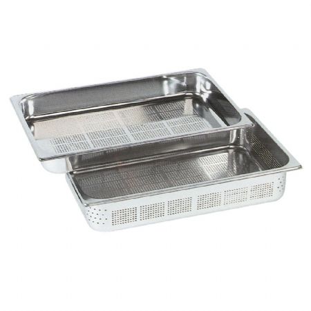 Bac gastronorm perforé acier inox 5,5 L - Diamond - 1/1P-40 Bac gastronorm perforé acier inox 5,5 L - Diamond - 1/1P-40