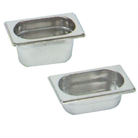 Bac gastronorm 1/9 en acier inoxydable 1 litre - Diamond - 1/9-100