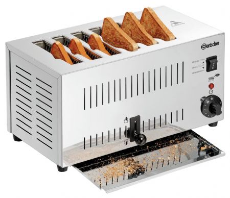 Toaster Grille-pain TS60 6 fentes avec sélecteur - Bartscher - 100197
