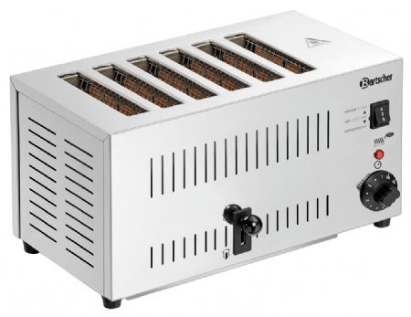 Toaster Grille-pain TS60 6 fentes avec sélecteur - Bartscher - 100197