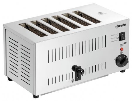 Toaster Grille-pain TS60 6 fentes avec sélecteur - Bartscher - 100197