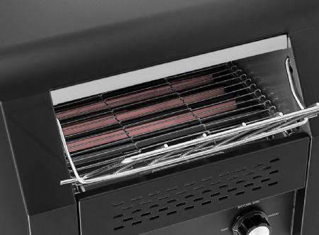 Toaster convoyeur professionnel à poser, vitesse de convoyage réglable, production 150 tranches/h - Bartscher - 100262