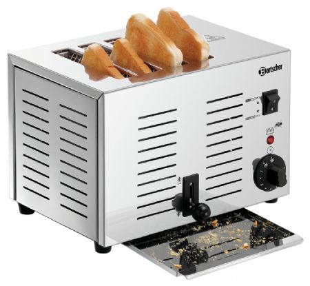 Toaster Grille-pain TS40 4 tranches 300x250x220 mm - Bartscher - 100292