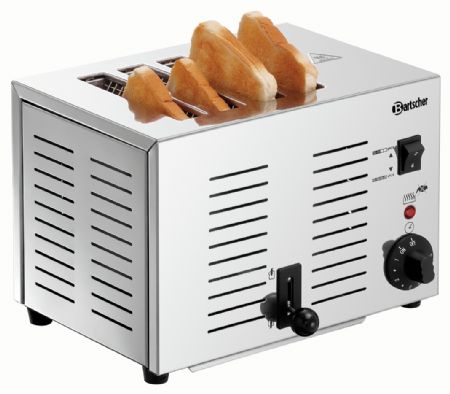 Toaster Grille-pain TS40 4 tranches 300x250x220 mm - Bartscher - 100292