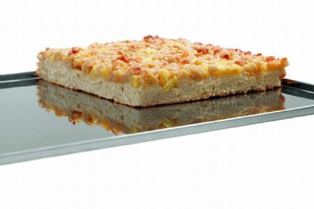 Plaque de cuisson en inox - 433x333x10 mm