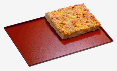 Plaque de cuisson en aluminium avec revtement - 433x333x10 mm