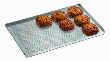 Plaque perfore aluminium boulangerie 600x400 - 600x400x20 mm