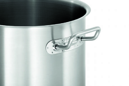 Marmite inox avec couvercle 2 poignes 11 litres- 340x265x290 mm