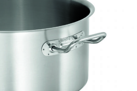 Marmite inox avec couvercle 2 poignes 10.4L - 430x320x220 mm