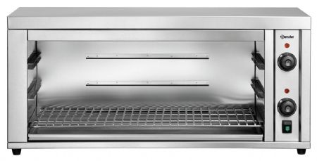 Salamandre 700-2Z II 2 zones de chauffe et grille à 3 hauteurs, dimensions 910x375x425 mm - Bartscher - 100532