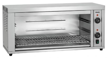 Salamandre 700-2Z II 2 zones de chauffe et grille à 3 hauteurs, dimensions 910x375x425 mm - Bartscher - 100532