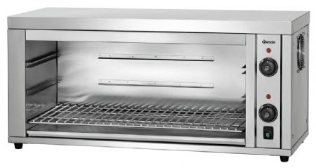 Salamandre 700-2Z II 2 zones de chauffe et grille à 3 hauteurs, dimensions 910x375x425 mm - Bartscher - 100532
