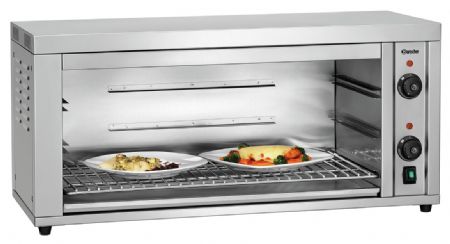 Salamandre 700-2Z II 2 zones de chauffe et grille à 3 hauteurs, dimensions 910x375x425 mm - Bartscher - 100532