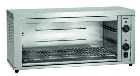 Salamandre infrarouge 2 zones chauffantes grille rglable - 910x375x425 mm
