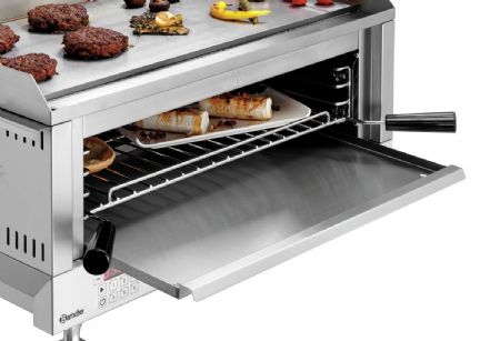 Salamandre grill 6640 avec plafond mobile et 2 niveaux, 720x560x460 mm - Bartscher - 100533