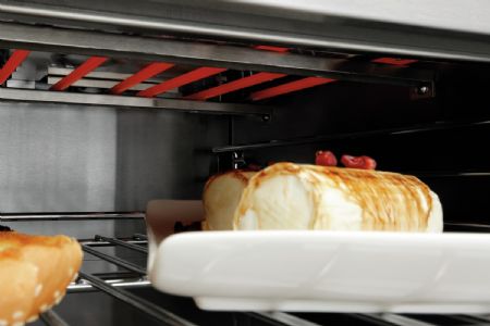 Salamandre grill 6640 avec plafond mobile et 2 niveaux, 720x560x460 mm - Bartscher - 100533