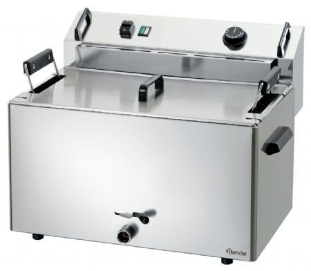 Friteuse cuve ronde beignets BF 16E Gaz - Bartscher - 101530