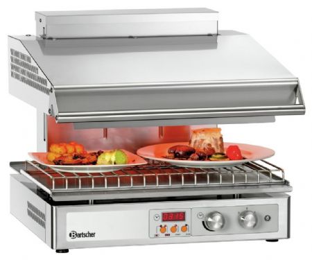 Salamandre Hi-Light-Lift 600-2Z Gaz 2 zones de chauffage 4,5 kW 580x590x515 mm - Bartscher - 101546