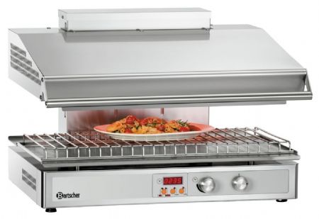 Salamandre Hi-Light-Lift 700-2Z 5,3 kW 2 zones de chauffe 745x590x515 mm - Bartscher - 101554