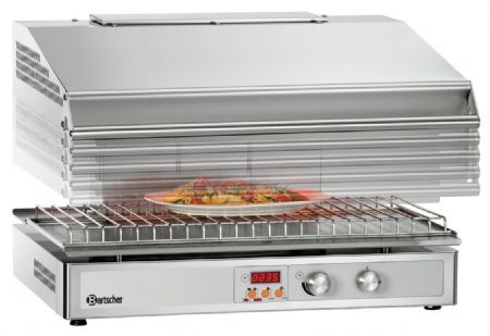 Salamandre Hi-Light-Lift 700-2Z 5,3 kW 2 zones de chauffe 745x590x515 mm - Bartscher - 101554