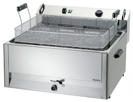 Friteuse cuve ronde beignets BF 30E - Bartscher - 101560