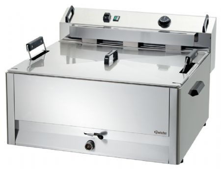 Friteuse cuve ronde beignets BF 30E - Bartscher - 101560
