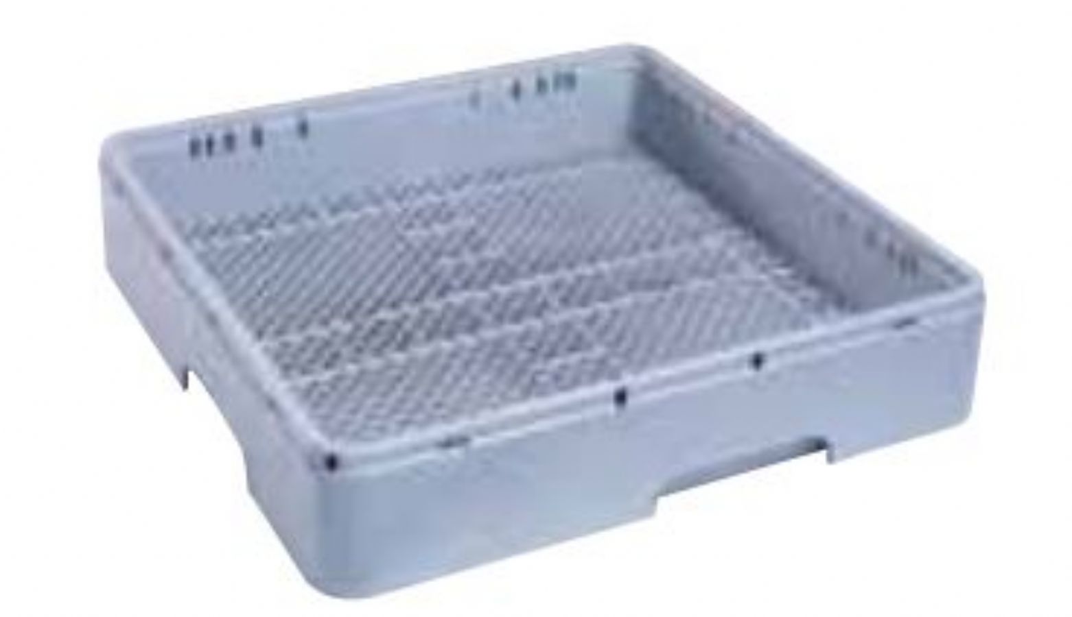Panier de lavage en plastique 500x500 - Panier à couvert en vrac mailles fines Panier de lavage en plastique 500x500 - Panier à couvert en vrac mailles fines