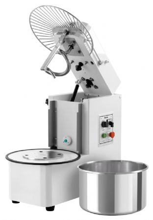 Pétrin professionnel avec cuve extractible de 30 litres, 1 vitesse et capacité 18 kg - Bartscher - 101841