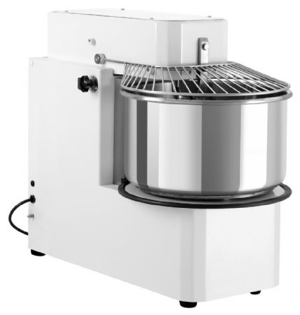 Pétrin professionnel avec cuve extractible de 40 litres et tête relevable, 1 vitesse - Bartscher - 101842