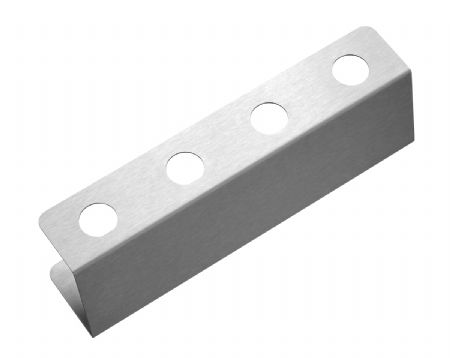 Support  gaufres inox pour 4 pices - 28 mm