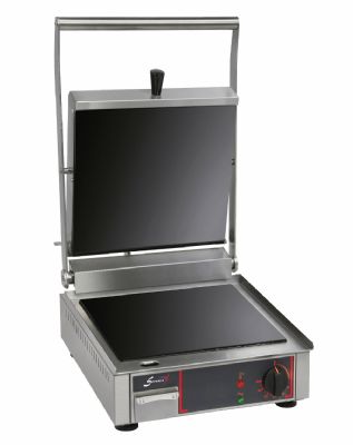 Grill spécial panini vitrocéramique simple avec plaques inférieures et supérieures lisses Grill spécial panini vitrocéramique simple avec plaques inférieures et supérieures lisses