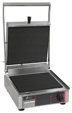 Grill panini professionnel simple vitrocéramique 335x304 mm - Sofraca - 10192VRR