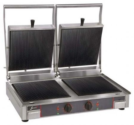 Grill professionnel double plaques vitrocéramiques - Sofraca - 10232VRR