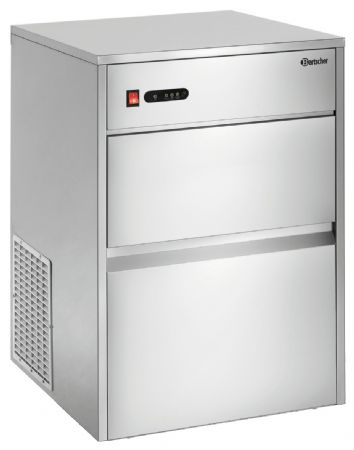 Machine à Glaçons PRO C50 à cônes creux avec pompe de recirculation et réserve de 50 kg - Bartscher - 104050