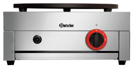 Crêpière 1CP400G gaz plaque 40 cm avec 2 niveaux de puissance - Bartscher - 1043613