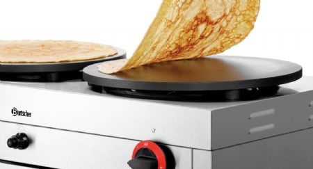 Crêpière 2CP400G Gaz 2 plaques de 40 cm - Bartscher - 1043623