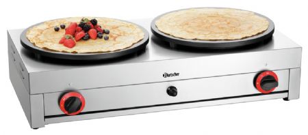 Crêpière 2CP400G Gaz 2 plaques de 40 cm - Bartscher - 1043623 Crêpière 2CP400G Gaz 2 plaques de 40 cm - Bartscher - 1043623