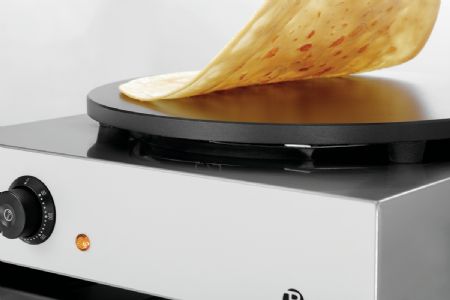 Crêpière 1CP400 Monophasé 400 mm plaque fonte - Bartscher - 104458
