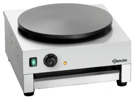 Crêpière 1CP400 Monophasé 400 mm plaque fonte - Bartscher - 104458