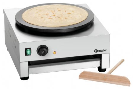 Crêpière 1CP400 Monophasé 400 mm plaque fonte - Bartscher - 104458 Crêpière 1CP400 Monophasé 400 mm plaque fonte - Bartscher - 104458