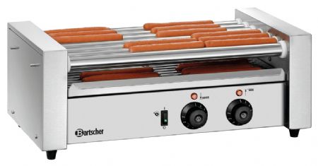 Grill pour saucisses à rouleaux 7181 7 rouleaux chauffants - Bartscher - 104922